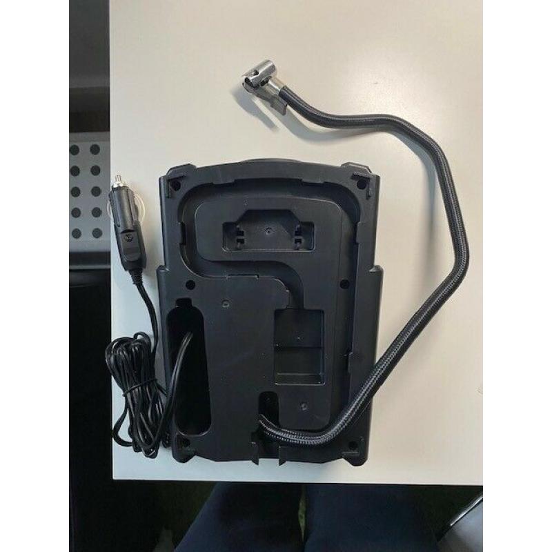 Tyre inflator for cars, bikes etc; powered by car cigarette lighter