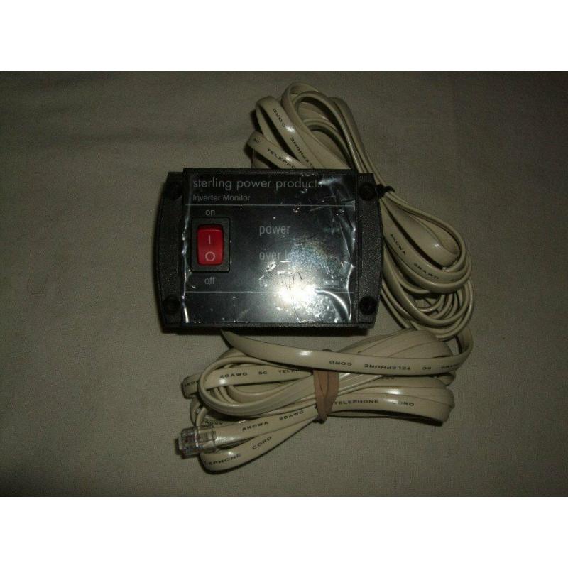 STERLING INVERTER CONTROL PANEL / SWITCH BOAT CAMPERVAN CARAVAN MOTORHOME (BRAND NEW) PRICE REDUCED