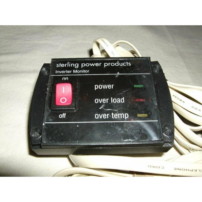 STERLING INVERTER CONTROL PANEL / SWITCH BOAT CAMPERVAN CARAVAN MOTORHOME (BRAND NEW) PRICE REDUCED