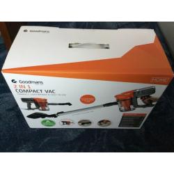 Goodmans 2 in 1 compact vacuum - New