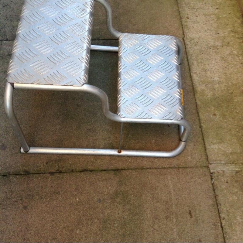 Milenco double aluminuium step in good condition