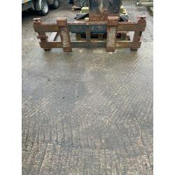 6FT wide forklift carriage
