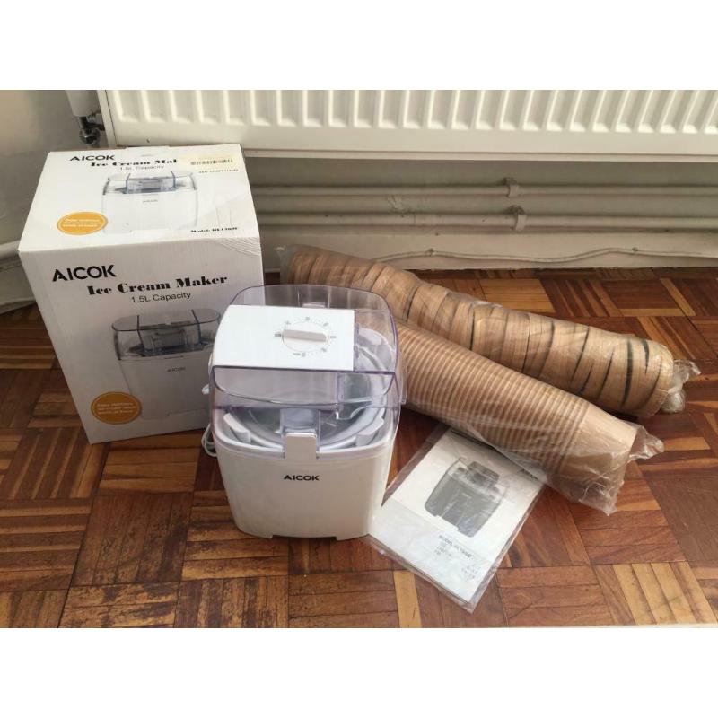 Aicok Ice Cream Maker 1.5L *LIKE NEW*