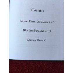Enthusiasts Book of Gardening Latin