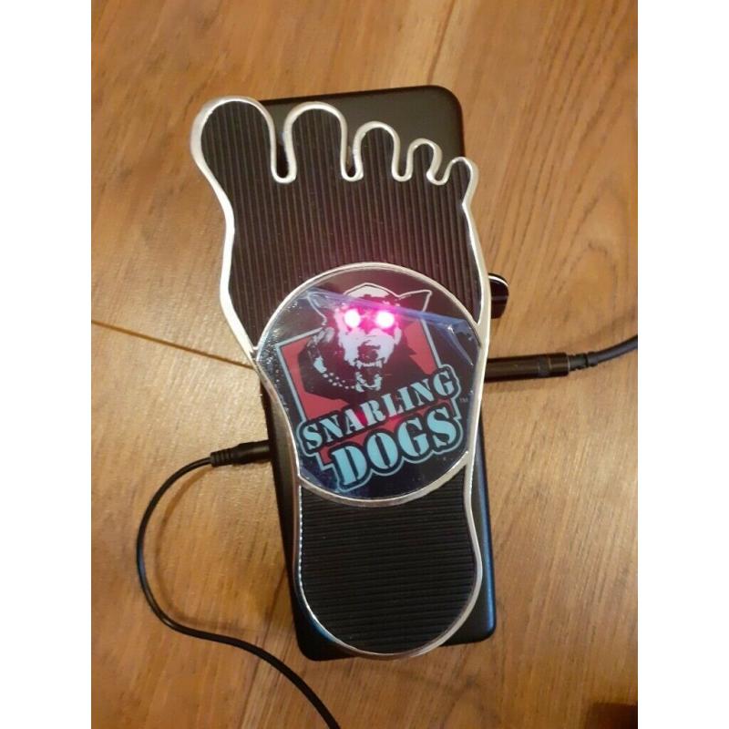Snarling Dogs Black Bawl Wah pedal