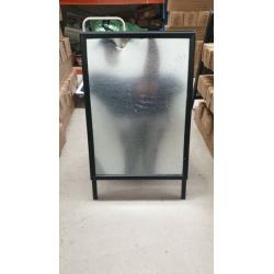 12 PAVEMENT POSTER SIGN A-BOARD DISPLAY STAND Outdoor METAL HEAVY DUTY FOLDING Outdoor Cafe