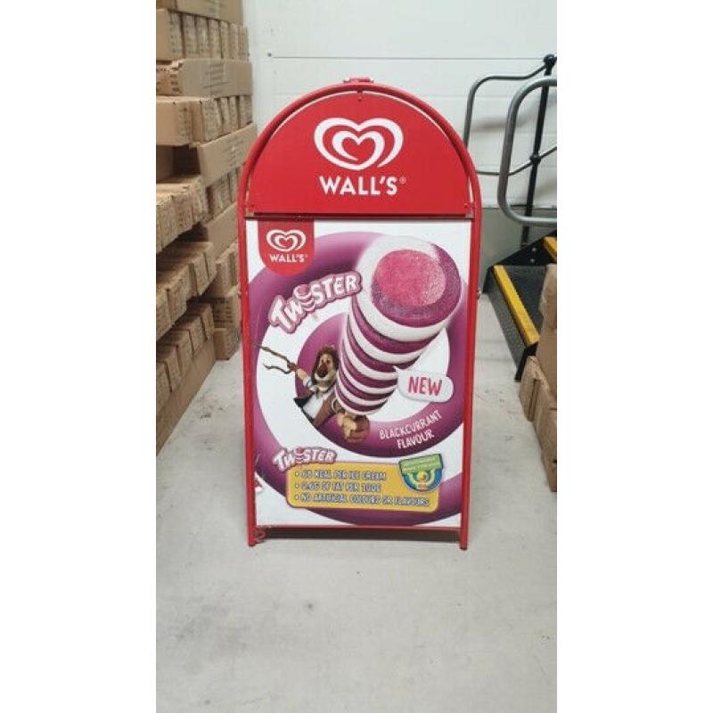 12 PAVEMENT POSTER SIGN A-BOARD DISPLAY STAND Outdoor METAL HEAVY DUTY FOLDING Outdoor Cafe