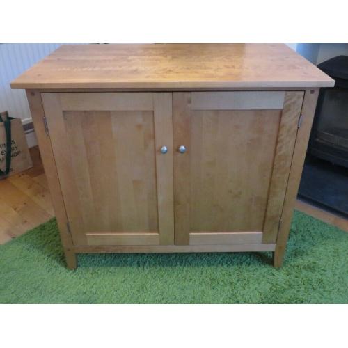 Light wood cupboard