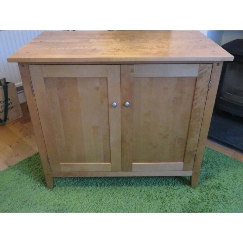 Light wood cupboard