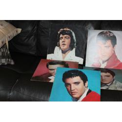 5 elvis records from a box set dated from 1959/72/77/57