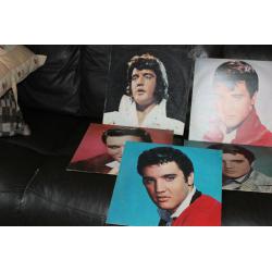 5 elvis records from a box set dated from 1959/72/77/57