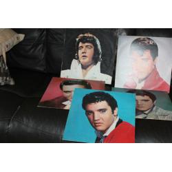 5 elvis records from a box set dated from 1959/72/77/57