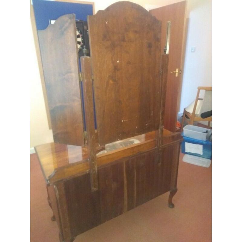 Vintage hardwood Dresser