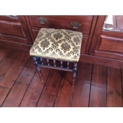 Antique piano stool