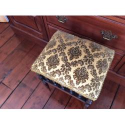Antique piano stool