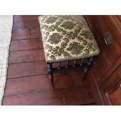Antique piano stool
