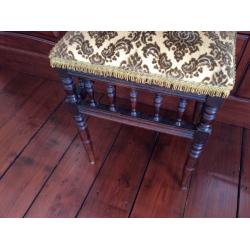 Antique piano stool