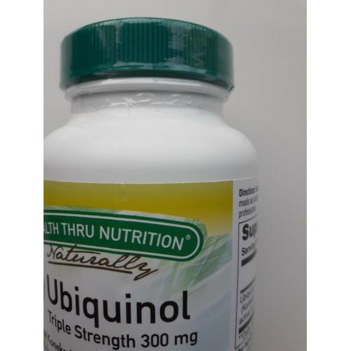 100% PURE Kaneka Ubiquinol 300mg x60 softgels.