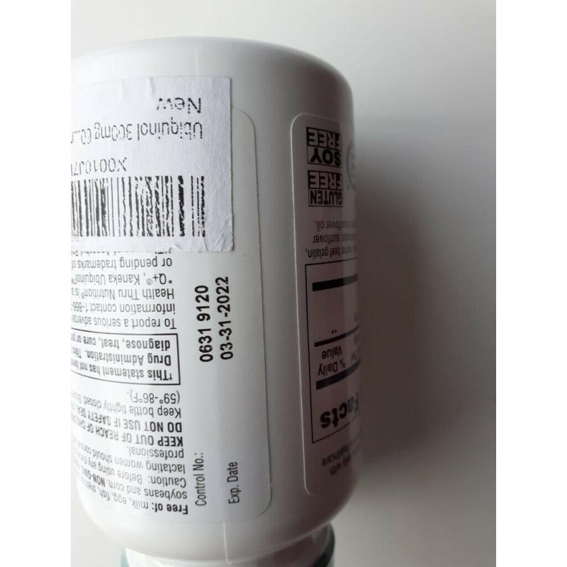 100% PURE Kaneka Ubiquinol 300mg x60 softgels.
