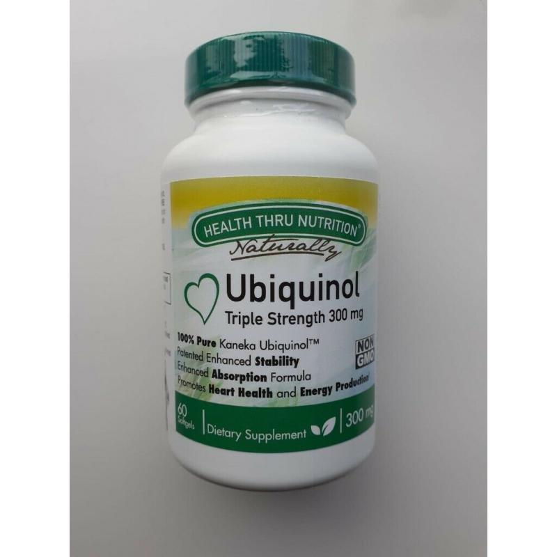 100% PURE Kaneka Ubiquinol 300mg x60 softgels.