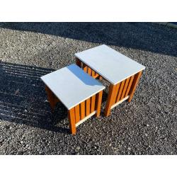 Wooden nest of tables