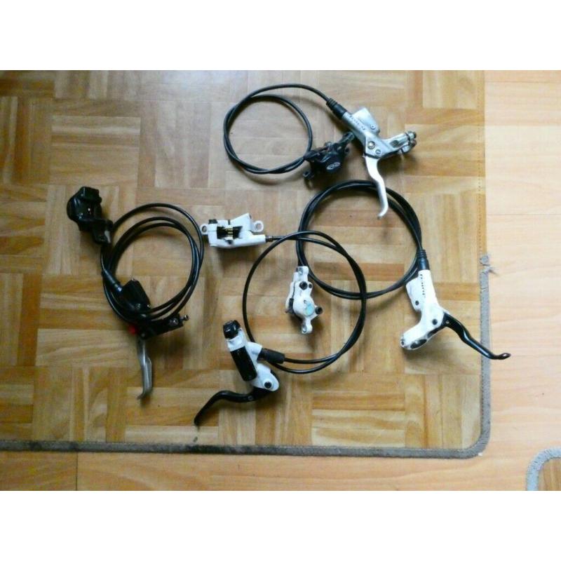 SHIMANO +AVID HYDRAULIC BRAKES F+R All Working +Fully Bled from ?15