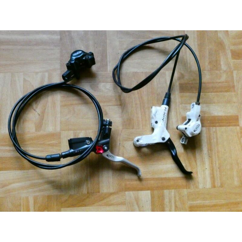 SHIMANO +AVID HYDRAULIC BRAKES F+R All Working +Fully Bled from ?15