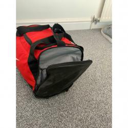 Nike red duffle/kit bag