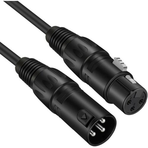 XLR 3M LONG 10ft Male to Female Microphone Cable