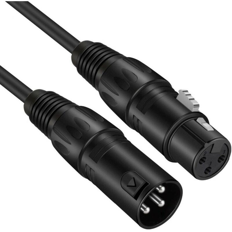 XLR 3M LONG 10ft Male to Female Microphone Cable