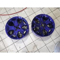 Alloy wheel refurbishment
