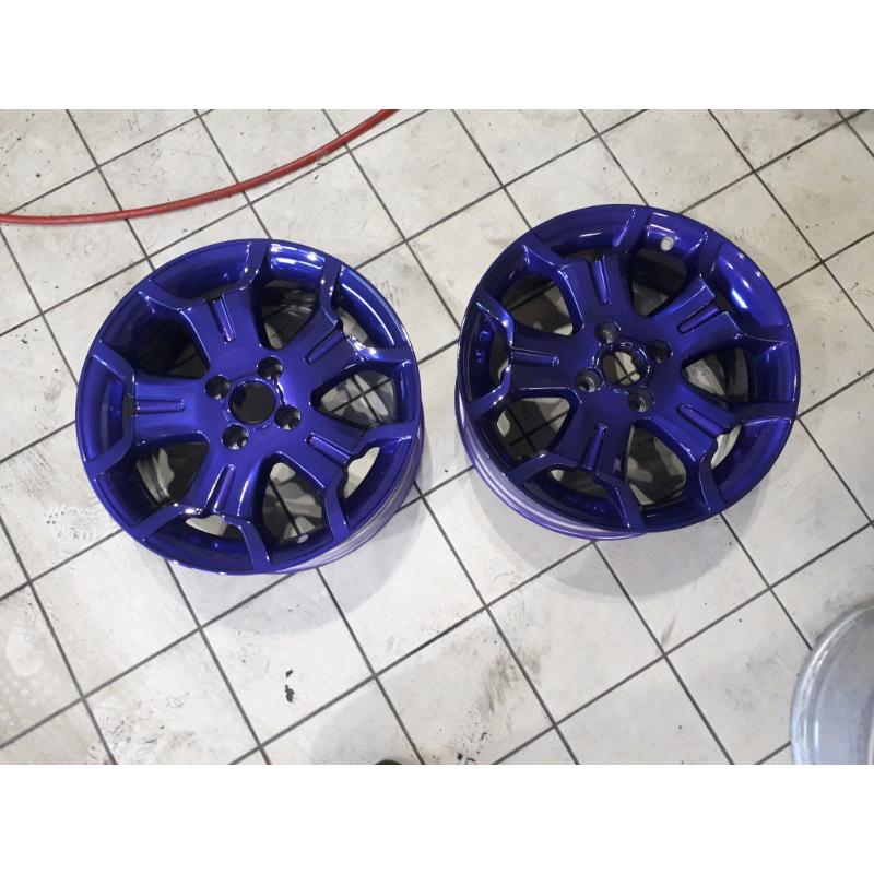 Alloy wheel refurbishment