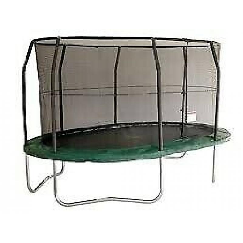 Trampoline - Jumpking Oval JumpPOD Trampoline - 11.5ft x 8ft - Deluxe.