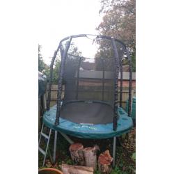 Trampoline - Jumpking Oval JumpPOD Trampoline - 11.5ft x 8ft - Deluxe.