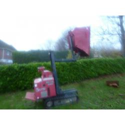 High lift Honda power electric start tracked dumper