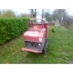High lift Honda power electric start tracked dumper