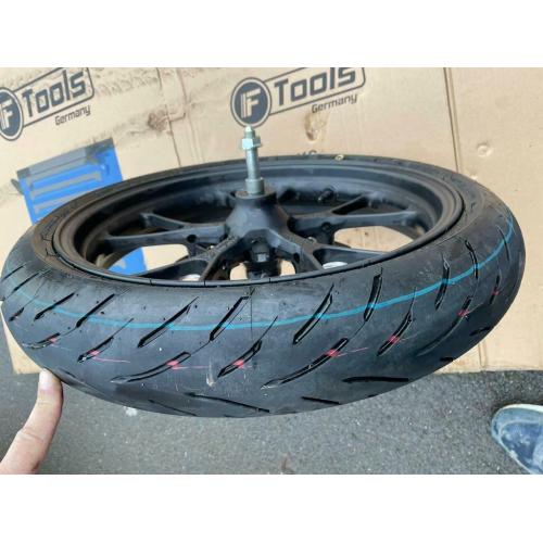 Honda cb125 neo cafe front wheel and tyre in great clean condition with almost new tyre