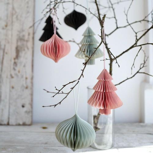 Christmas Paper Tree Decorations