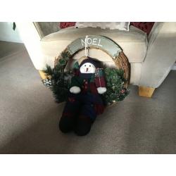 2 Christmas Wreaths
