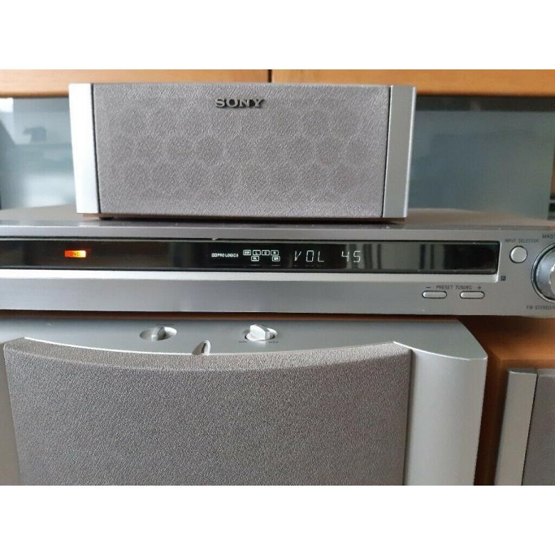 Sony Home Theater 5.1 Digital Surround Sound System (STR-KSL50) with Dolby Pro Logic.