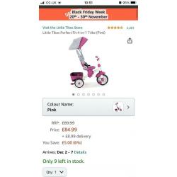 Little Tikes 4 in 1 trike (bike)