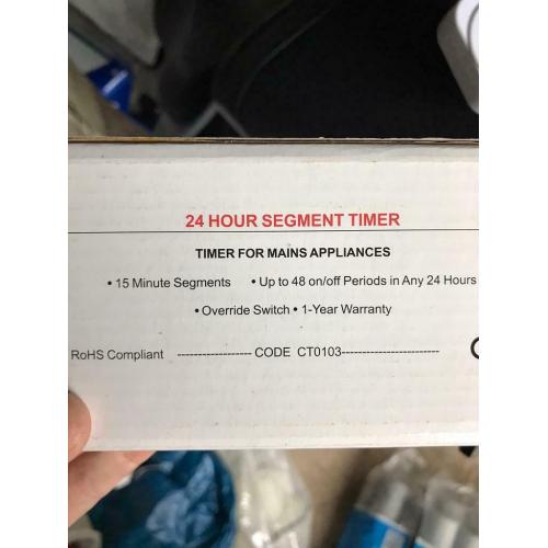 2 x 24 hour segment timers