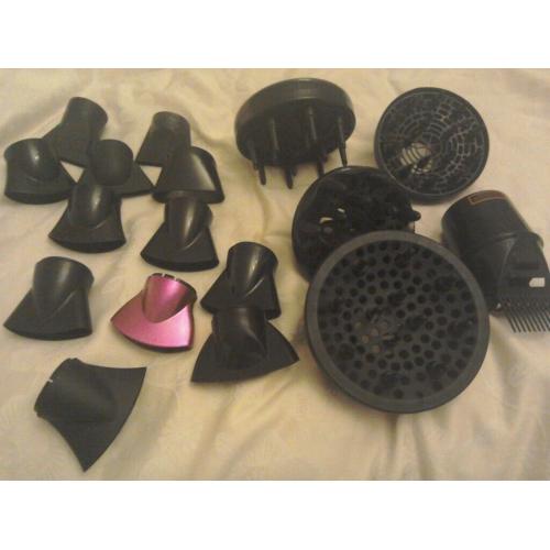 Hairdryer attachments nozzels defusers etc