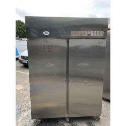 Commercial double door fridge for shop cafe restaurant takeaway pizza jshsha