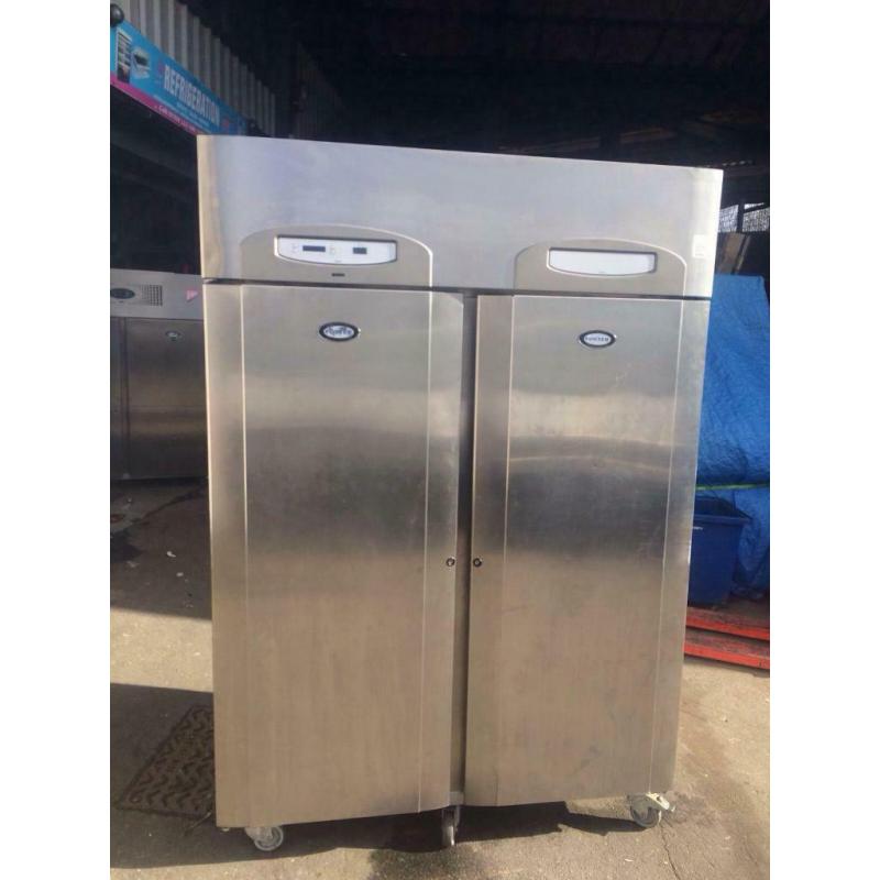 Commercial double door fridge for shop cafe restaurant takeaway pizza jshsha