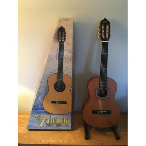 Valencia 1/2 sized classical guitar