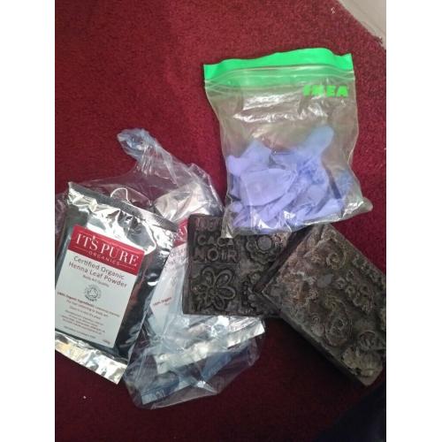 Lush Henna Noir, Brun and It's Pure Organic Henna