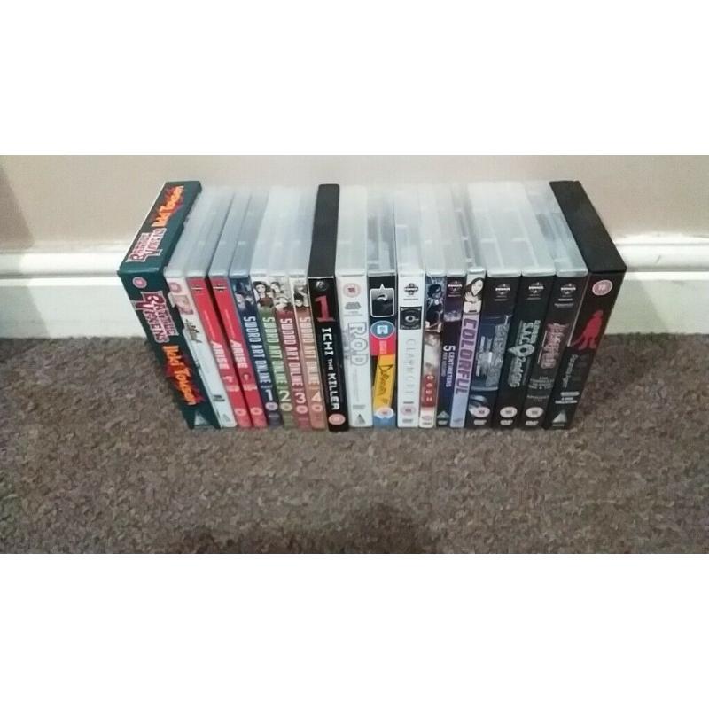 Huge Anime Dvds Bundle