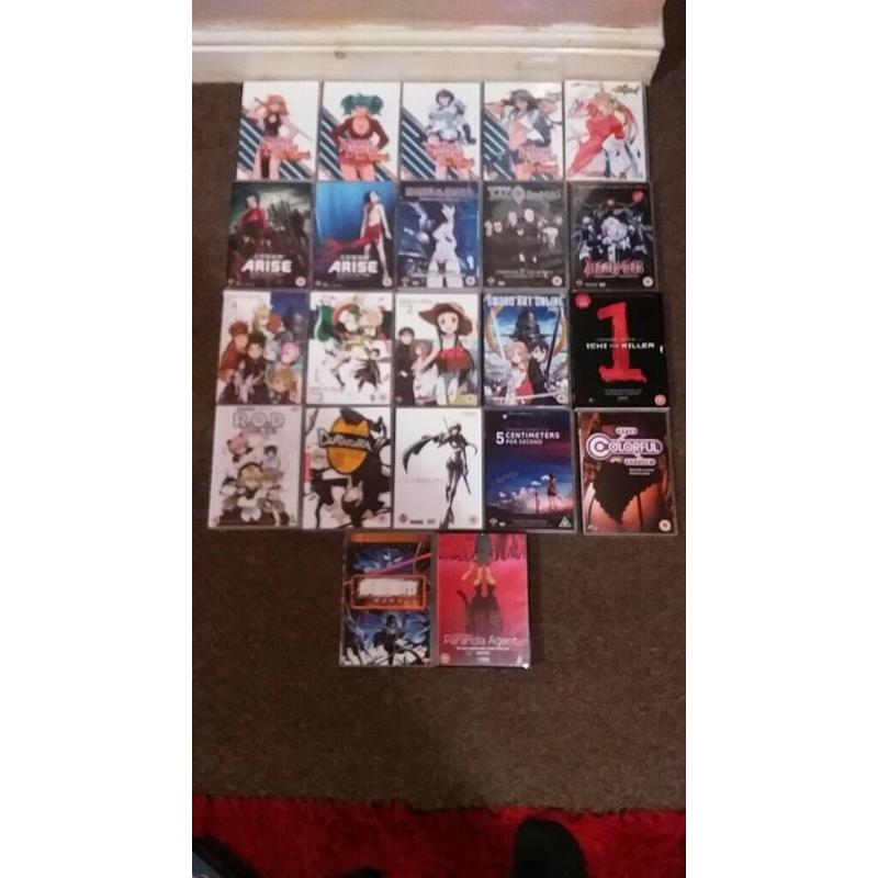 Huge Anime Dvds Bundle