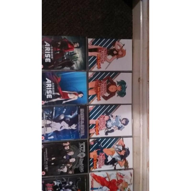 Huge Anime Dvds Bundle